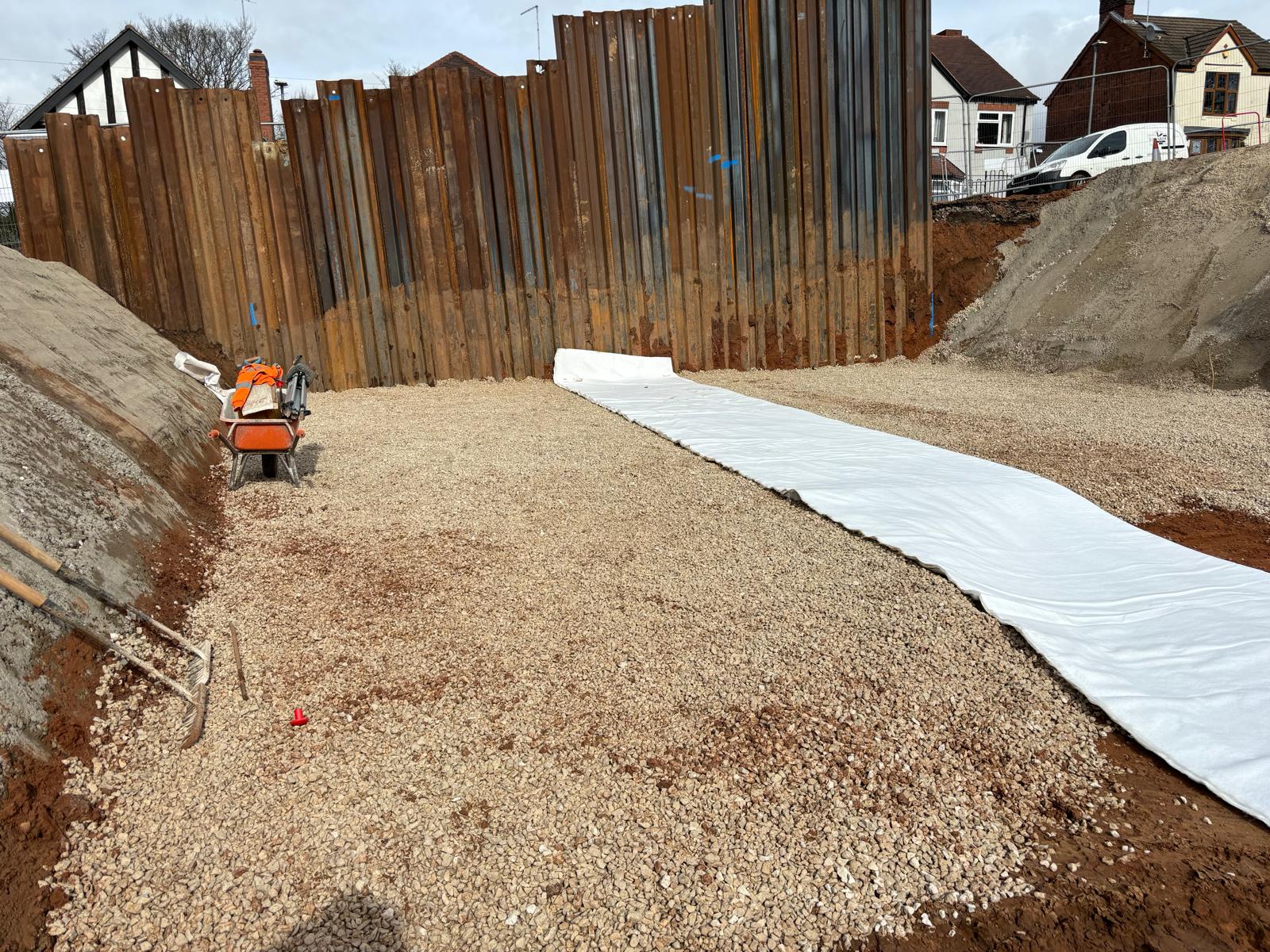 Tank construction water management